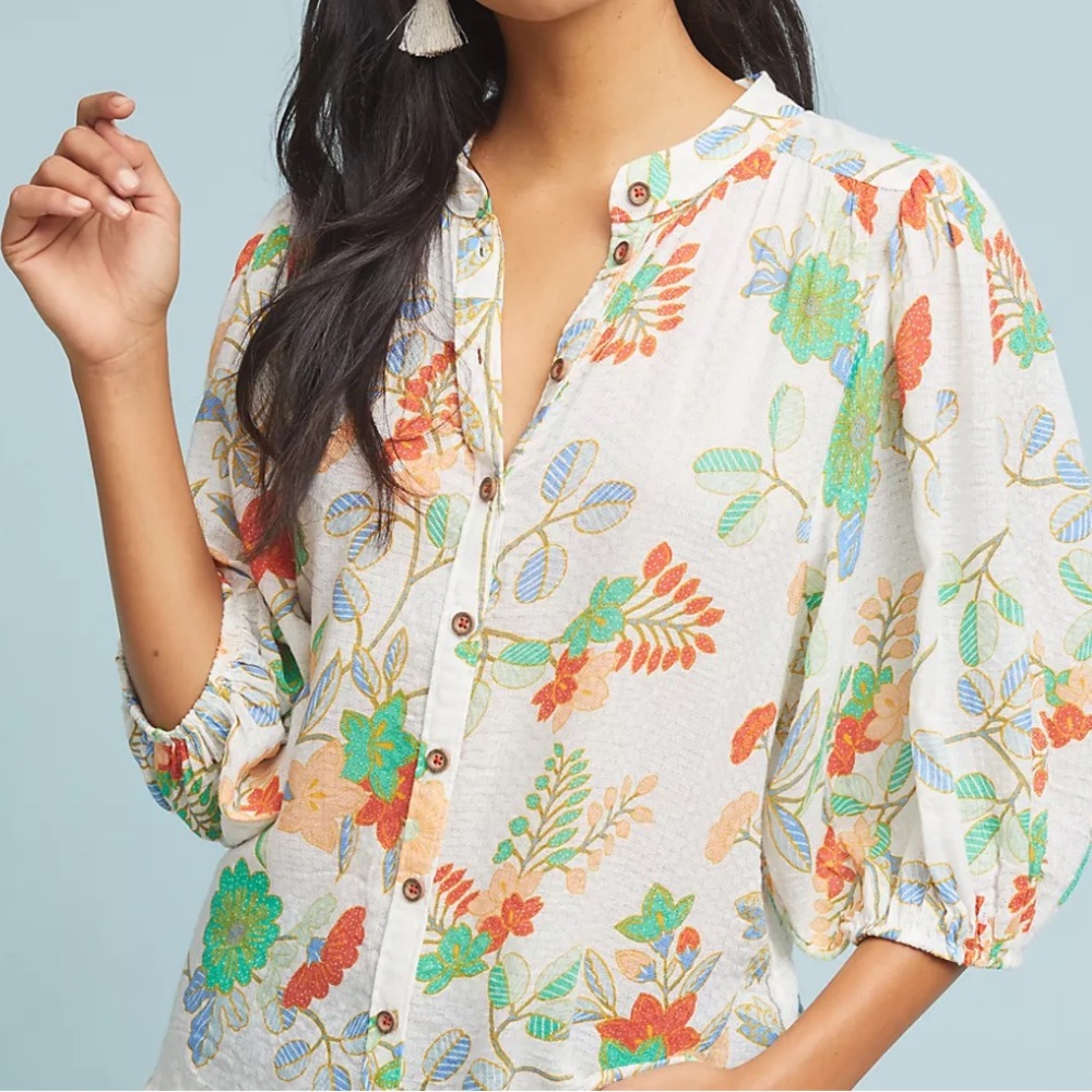 Anthropologie Kalapana Blouse